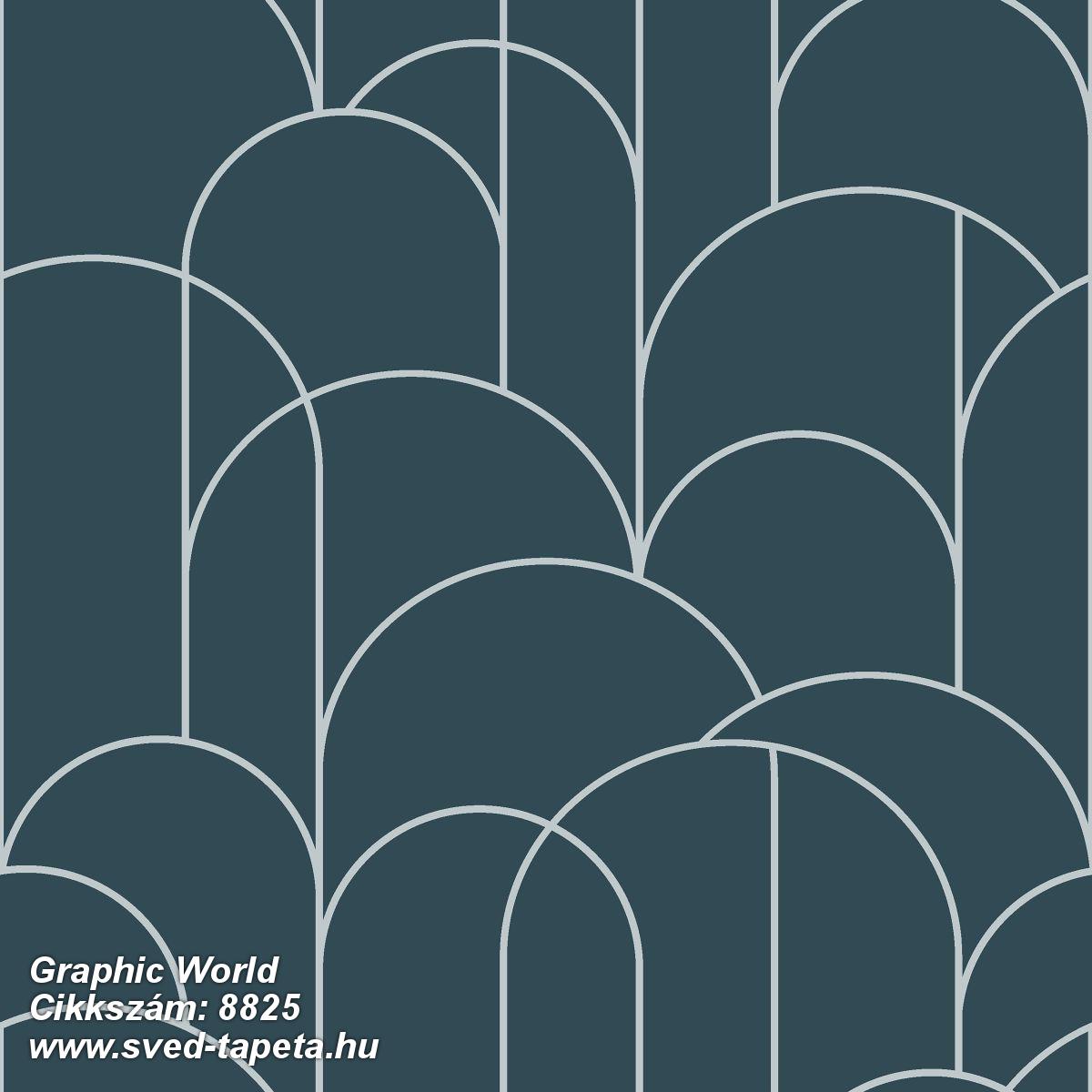 Graphic World 8825 cikkszámú svéd ECOgyártmányú designtapéta